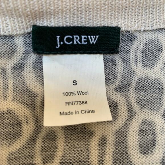 J. Crew Vintage Wool Cardigan Sweater Size Small - Picture 6 of 7